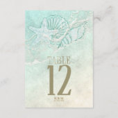 Zee Foam Beach Wedding ID837 Kaart (Achterkant)