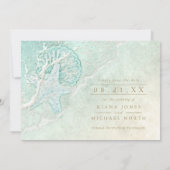 Zee Foam Beach Wedding ID837 Save The Date (Achterkant)