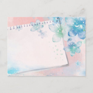 Zee Foam Flower Mist Coastal Destiny's Destiny Briefkaart