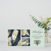 ZEE FOAM FORMAL COLLAGE | BRUILOFT BEDANKT KAART (Staand voorkant)