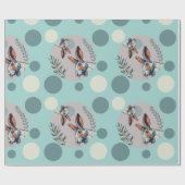 Zee foam gekleurd inpakpapier (Vlak)