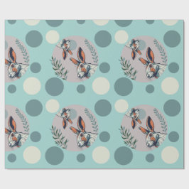 Zee foam gekleurd inpakpapier