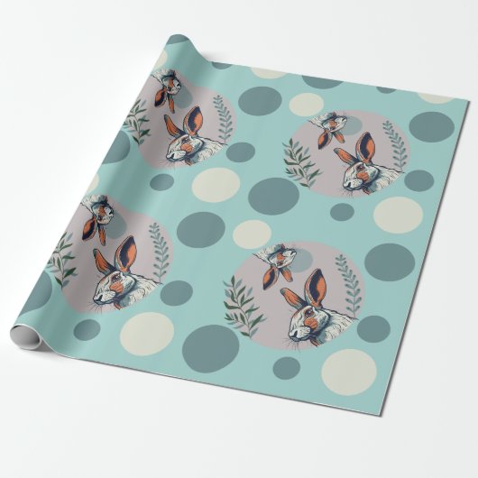 Zee foam gekleurd inpakpapier (Uitgerold)