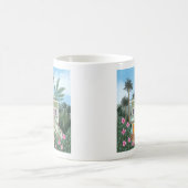 Zee Foam Green Beach House Koffiemok (Center)