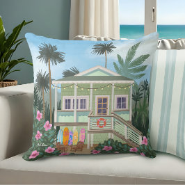 Zee Foam Green Beach House | Kussen