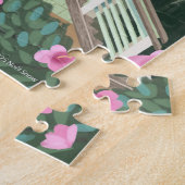 Zee Foam Green Beach House Legpuzzel (Zijkant)