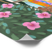 Zee Foam Green Beach House Poster (Hoek)