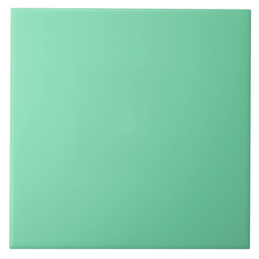 ZEE FOAM GREEN (effen kleur) ~ Tegeltje (Voorkant)
