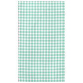Zee Foam Green en White Gingham Tafelkleed (Voorkant)