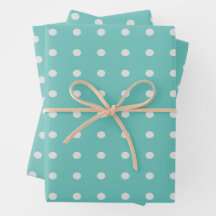 Zee Foam Groene en Witte Polka Dots