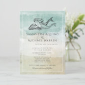 Zee Foam Ocean Beach Weddenschap Kaart (Staand voorkant)