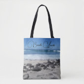 Zee Foam Ocean Lava Beach Lover Tote Bag (Voorkant)