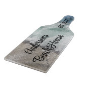 Zee Foam Ocean Waves Familienaam Keepsake Snijplank (Hoek)