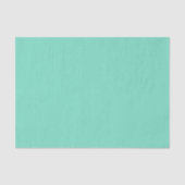 Zee Foam Rich Green Aqua Solid Tissuepapier (Voorkant)