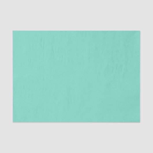 Zee Foam Rich Green Aqua Solid Tissuepapier (Voorkant)