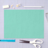 Zee Foam Rich Green Aqua Solid Tissuepapier (Craft)