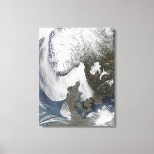 Zee Fog in Scandinavië Canvas Afdruk