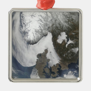 Zee Fog in Scandinavië Metalen Ornament