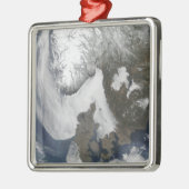 Zee Fog in Scandinavië Metalen Ornament (Links)