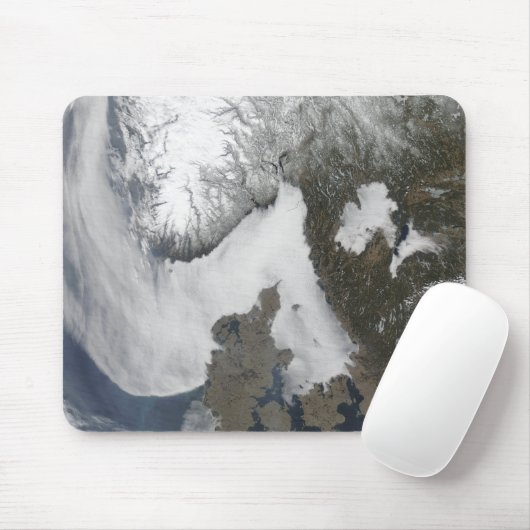 Zee Fog in Scandinavië Muismat (Met muis)