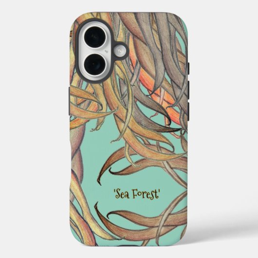 *'Zee Forest' design Hoesje-Mate iPhone Case (Achterkant)