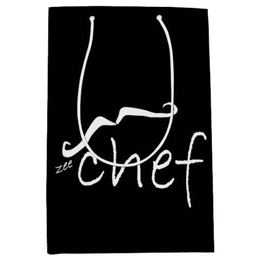 Zee Franse Chef Black MGB Medium Cadeauzakje (Voorkant)