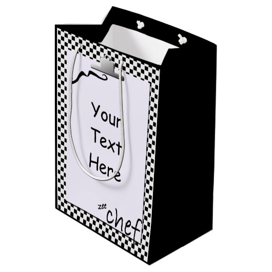 Zee Franse Chef MGB Medium Cadeauzakje (Achterkant Gekanteld)