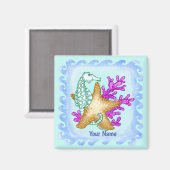 Zee Friends Seahorse Magneet (Voorkant / Achterkant)