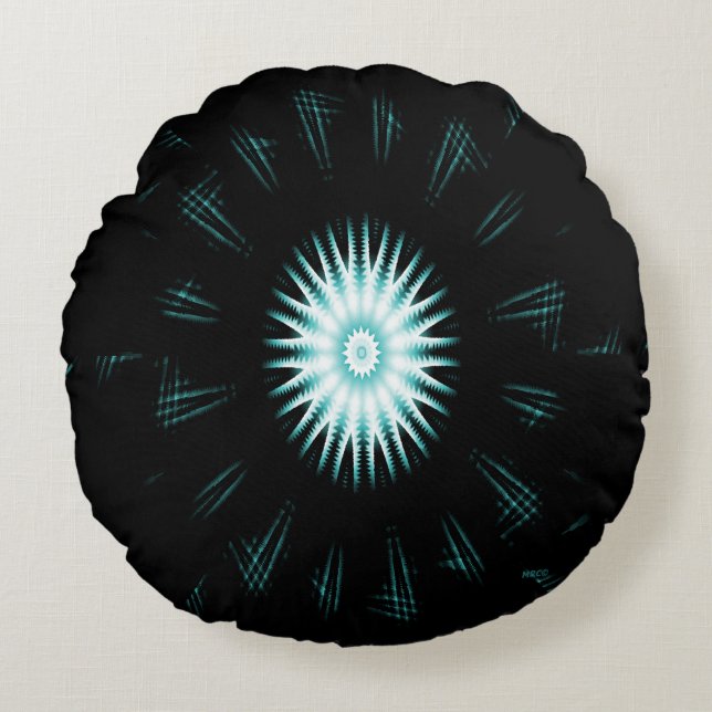 Zee Fun..... Rond Kussen (Voorkant)