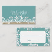 Zee Garland Beach Trouwplaats kaarten Plaatskaartje (Voorkant / Achterkant)