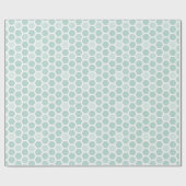 Zee Geometrische hexagonpatroon Cadeaupapier (Vlak)