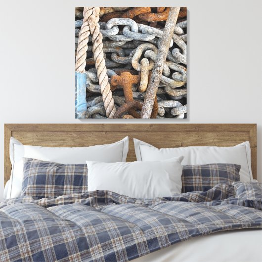 ZEE GEVIST CANVAS AFDRUK (Insitu (Slaapkamer))