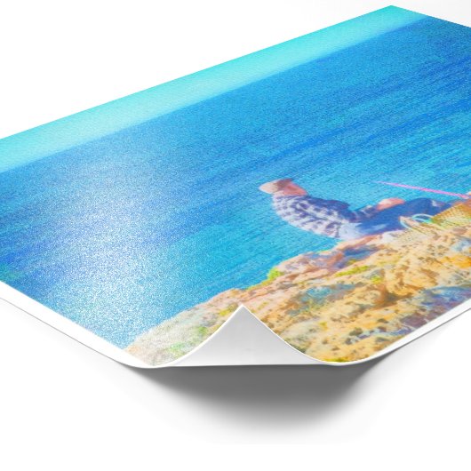 Zee Gevist Foto Afdruk (Hoek)