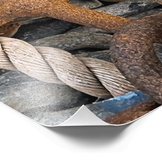 ZEE GEVIST FOTO AFDRUK (Hoek)