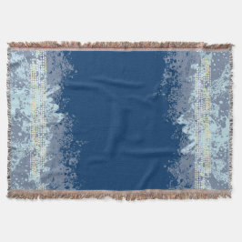 Zee gevlekt strandtonend patroon gooien deken