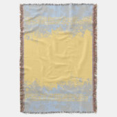 Zee gevlekt strandtonend patroon gooien deken (Voorkant Verticaal)