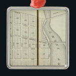Zee Girt and Spring Lake Beach, Monmouth County Metalen Ornament<br><div class="desc">Zee Girt and Spring Lake Beach,  Monmouth County,  New Jersey. Door Anspach,  F. J. (187). Gepubliceerd door "Phila": Woolman & Roos'''.</div>