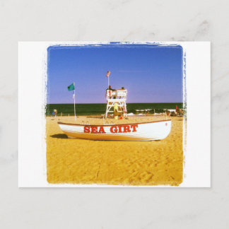 Zee Girt Lifeguard Boat Briefkaart