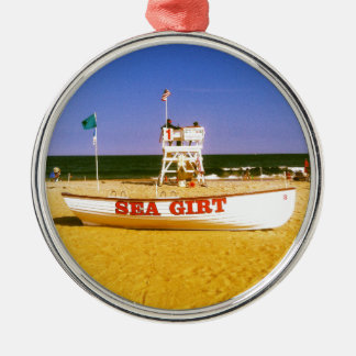 Zee Girt Lifeguard Boat Metalen Ornament