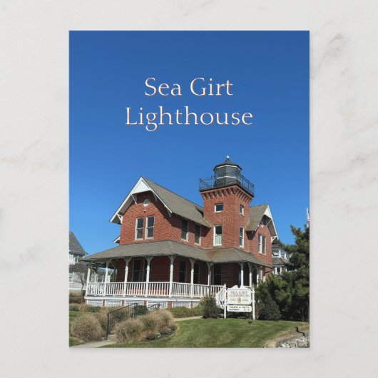 Zee Girt Lighthouse Briefkaart (Voorkant)