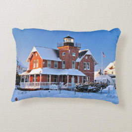 Zee Girt Lighthouse, New Jersey Accent Kussen