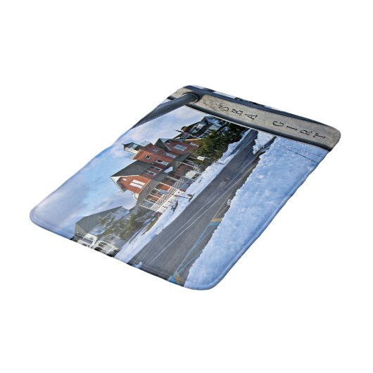 Zee Girt Lighthouse, New Jersey Bath Mat (Gekanteld)