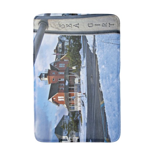 Zee Girt Lighthouse, New Jersey Bath Mat (Voorkant Verticaal)