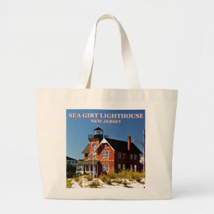 Zee Girt Lighthouse, New Jersey Canvas tas