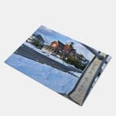 Zee Girt Lighthouse, New Jersey door Mat (Schuin)