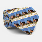 Zee Girt Lighthouse, New Jersey Mannen Stropdas (Opgerold)