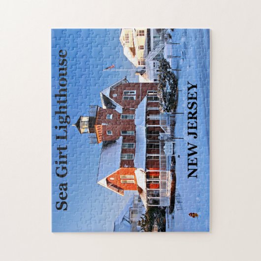Zee Girt Lighthouse, New Jersey Puzzle Legpuzzel (Verticaal)