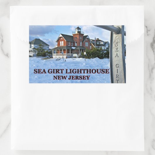 Zee Girt Lighthouse, New Jersey Stickers (Tas)