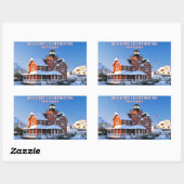 Zee Girt Lighthouse, New Jersey Stickers (Vel)