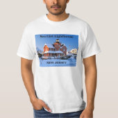 Zee Girt Lighthouse, New Jersey T-Shirt (Voorkant)